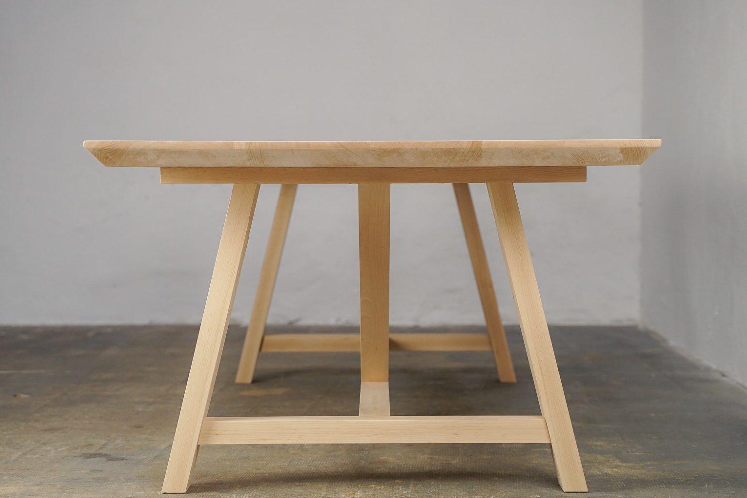 table bois hêtre massif