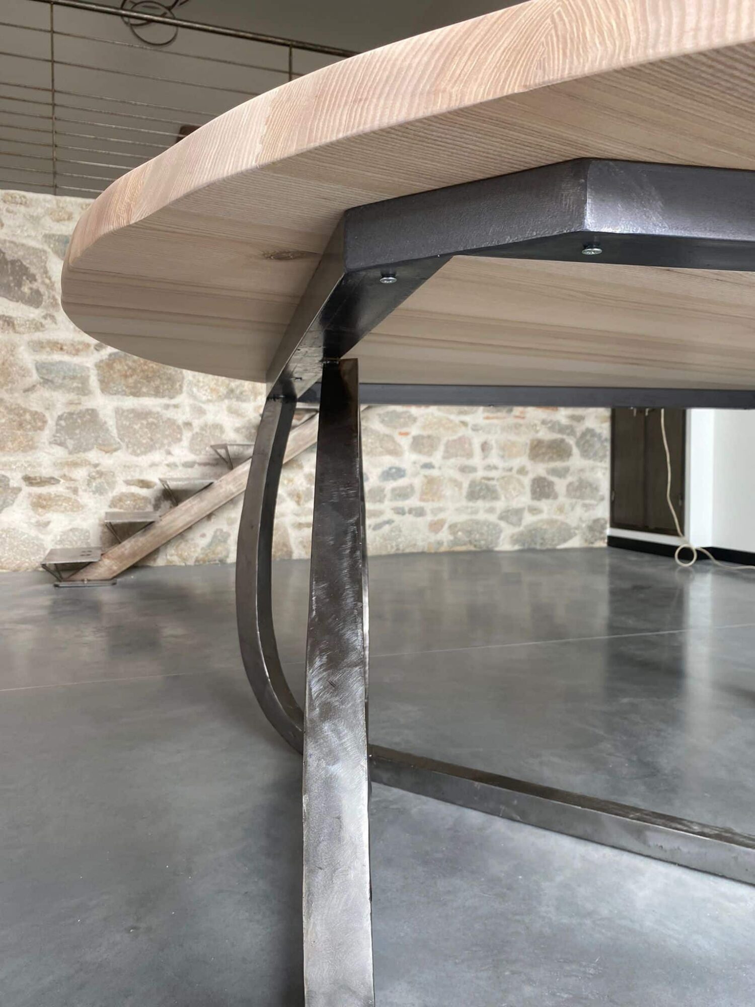 table industrielle sur mesure