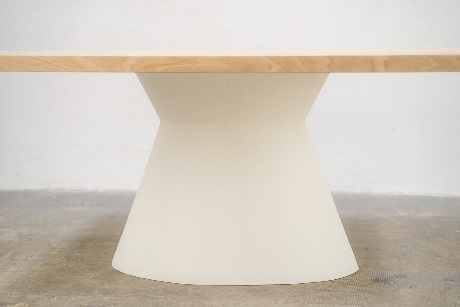 Table sablier blanc-14