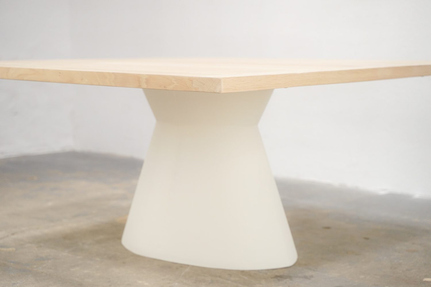 Table sablier blanc-15