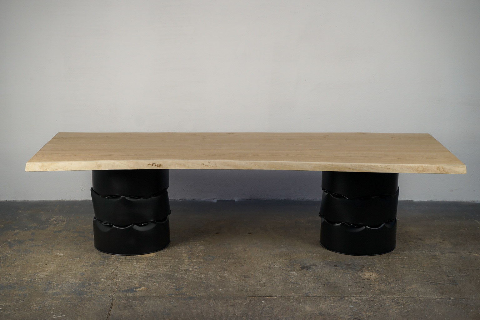 table métal et bois massif
